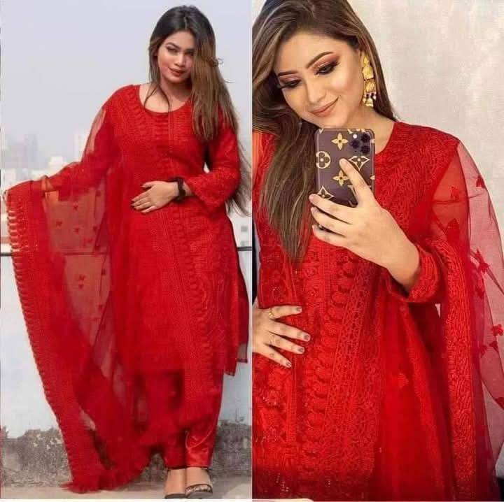 রেড এঞ্জেল পার্টি ড্রেস ( Venetian Red )