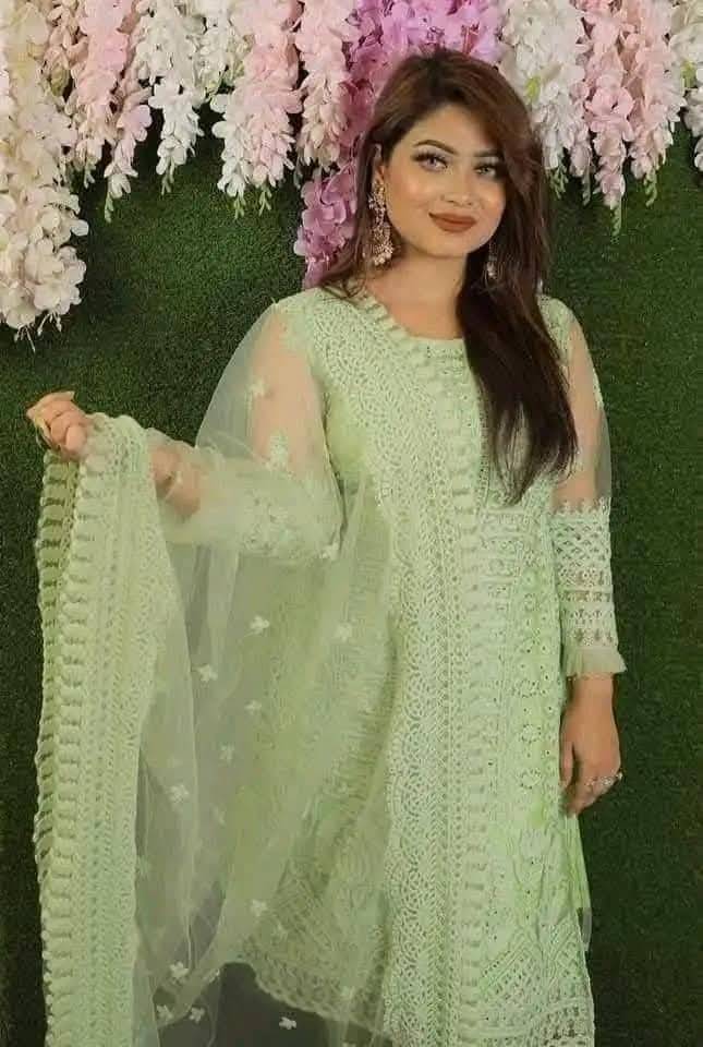 রেড এঞ্জেল পার্টি ড্রেস ( Tan Green )