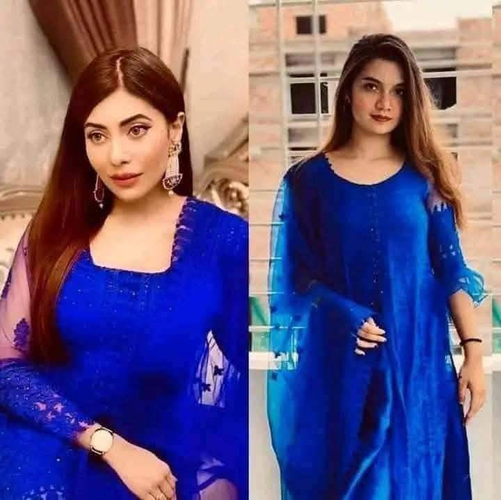 রেড এঞ্জেল পার্টি ড্রেস ( Science Blue )