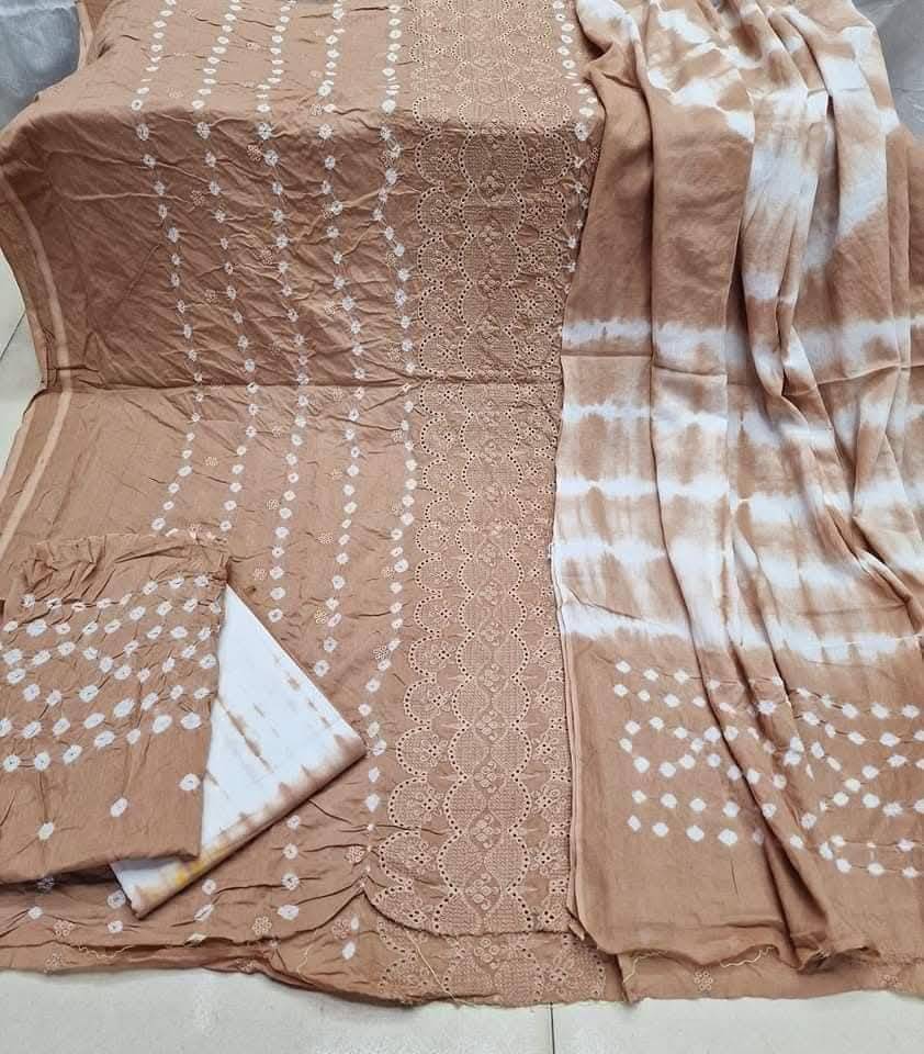 স্টার সিকুয়েন্স কৃষ্ণকলি বাটিক ( Dark Chestnut )
