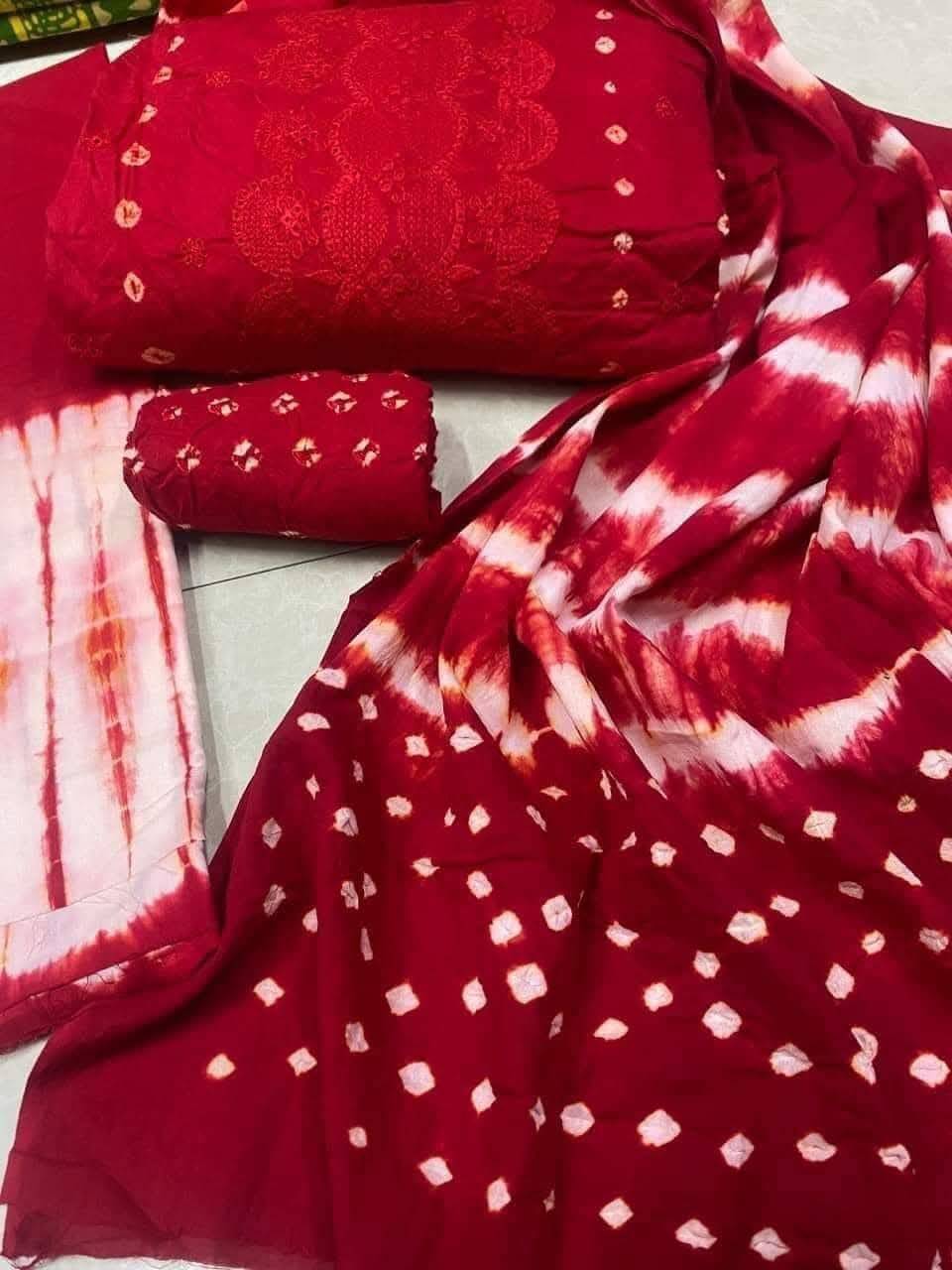 স্টার সিকুয়েন্স কৃষ্ণকলি বাটিক ( Red Wine )