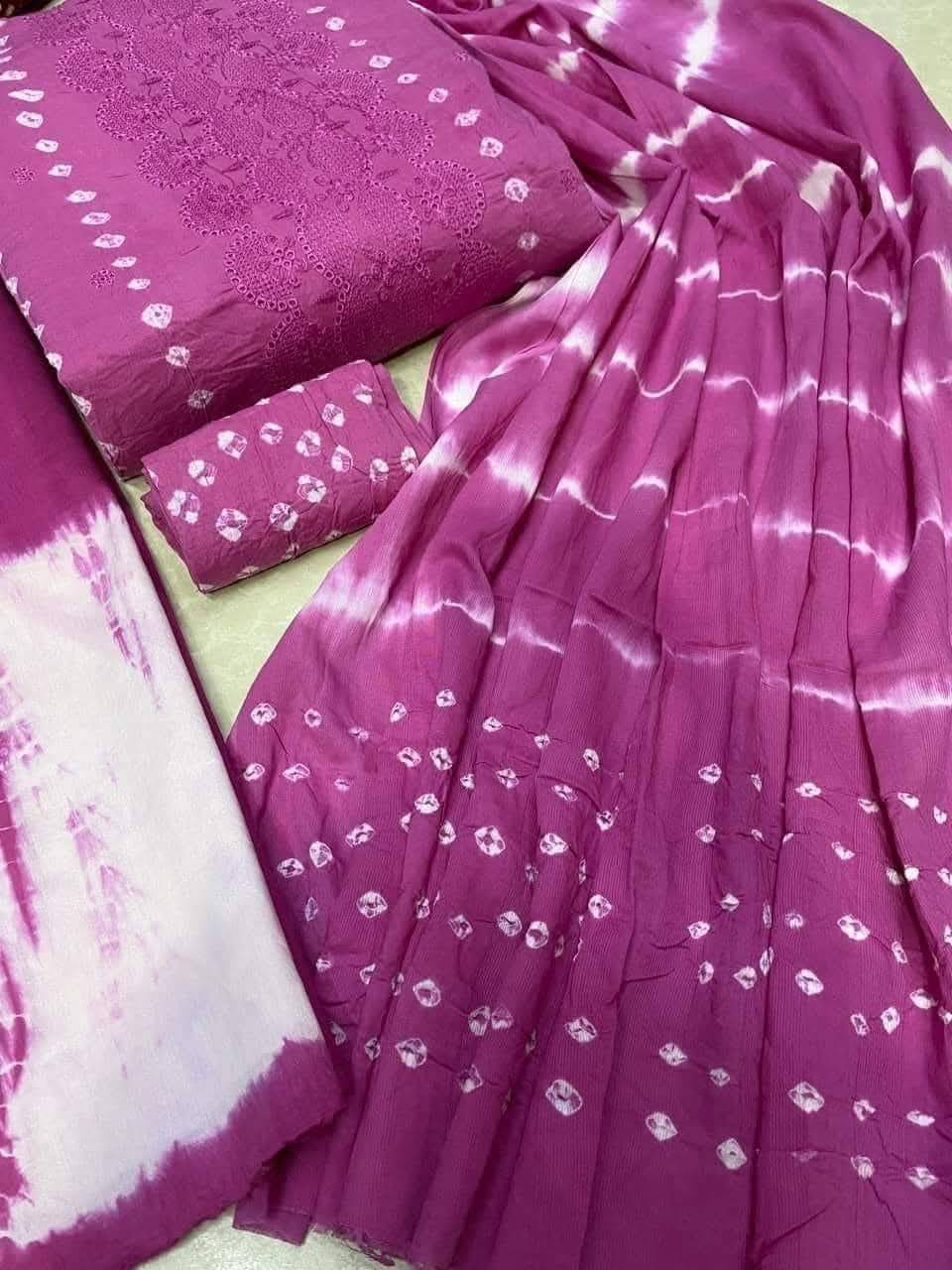স্টার সিকুয়েন্স কৃষ্ণকলি বাটিক ( Bashful Pink )
