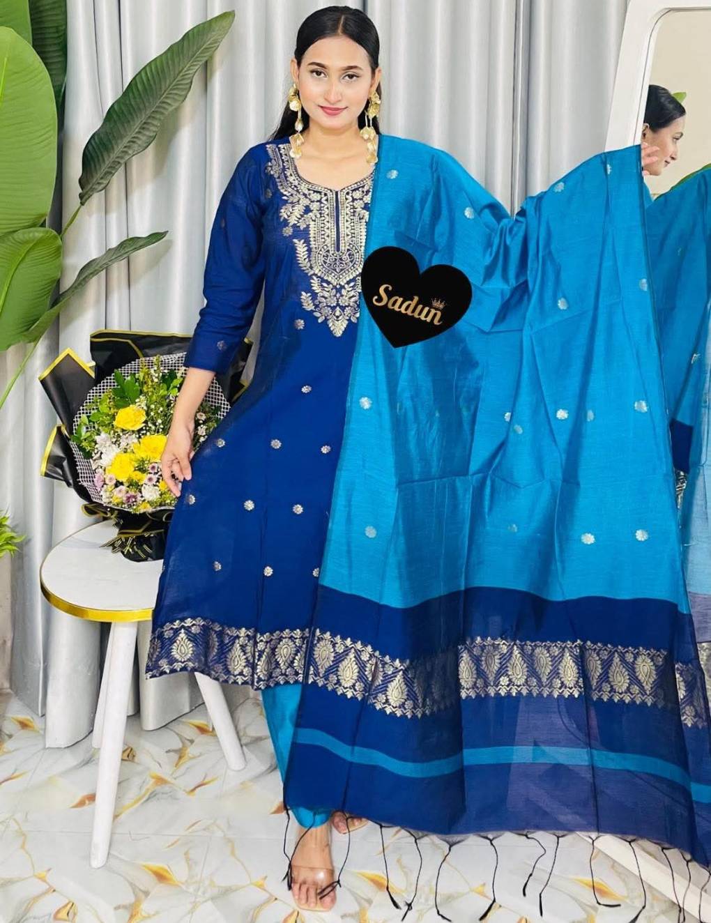 জামদানি থ্রি পিস